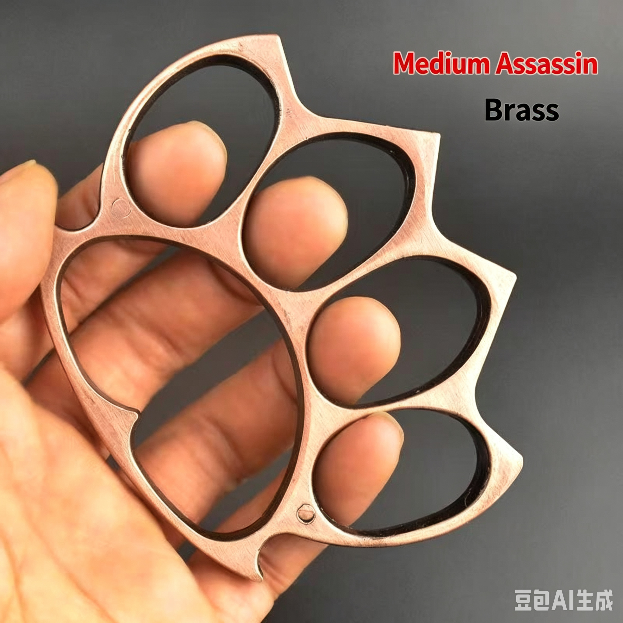 Brass Knuckle Duser Outdoor Window Breaking EDC Tool