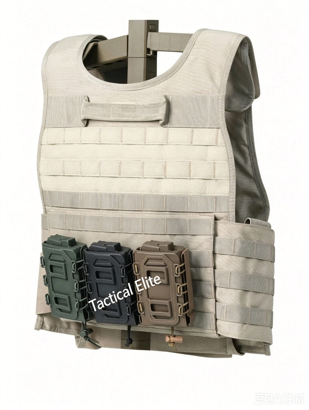 Scorpion-Style Soft-Shell Quick-Draw Holster for 5.56 and 7.62, with Military Enthusiast Waist Belt and MOLLE Attachment Clip (Single Holster)