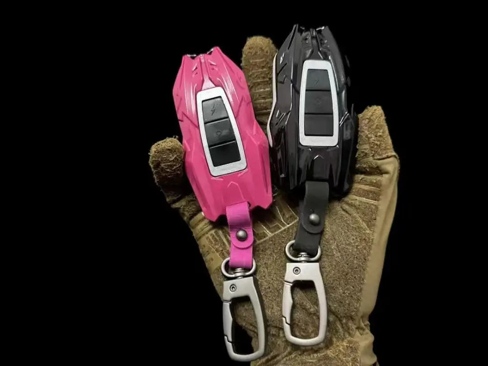 Design car key shape stun gun (can be used as a keychain for self-defense)