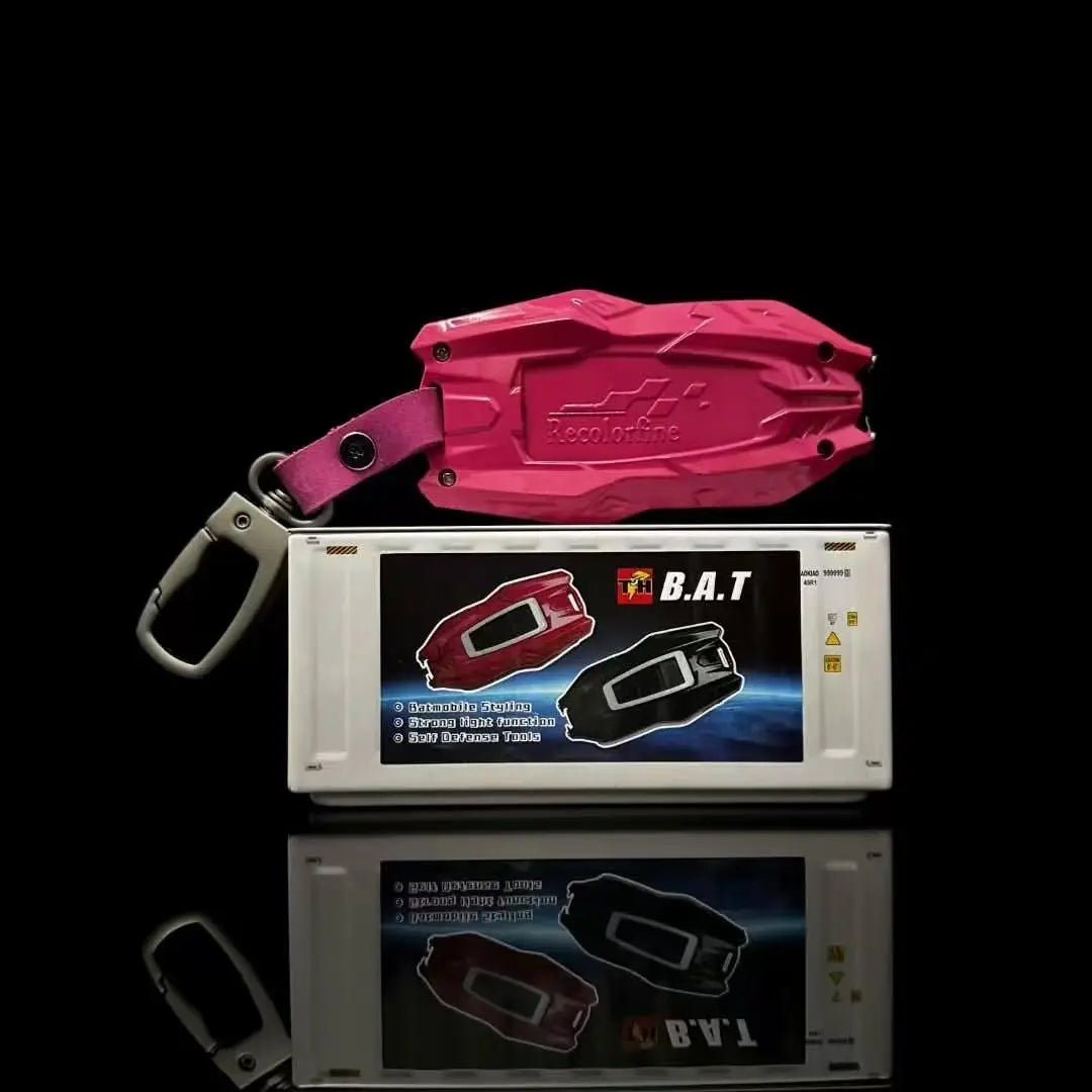 Design car key shape stun gun (can be used as a keychain for self-defense)