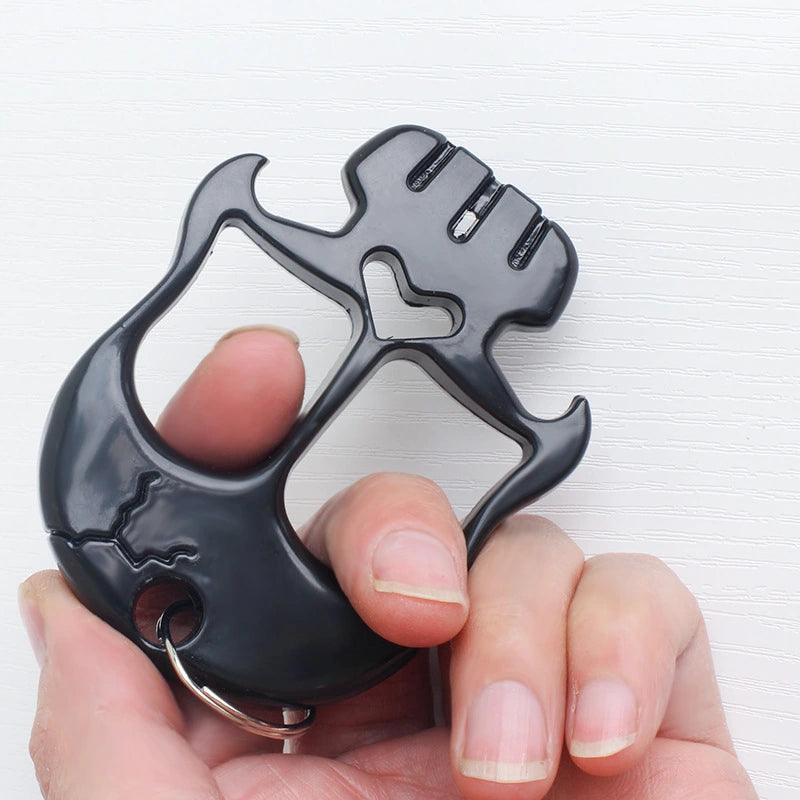 Double-fingered brass knuckles