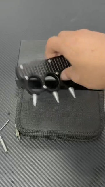 Micro-technique punch straight out jump knife