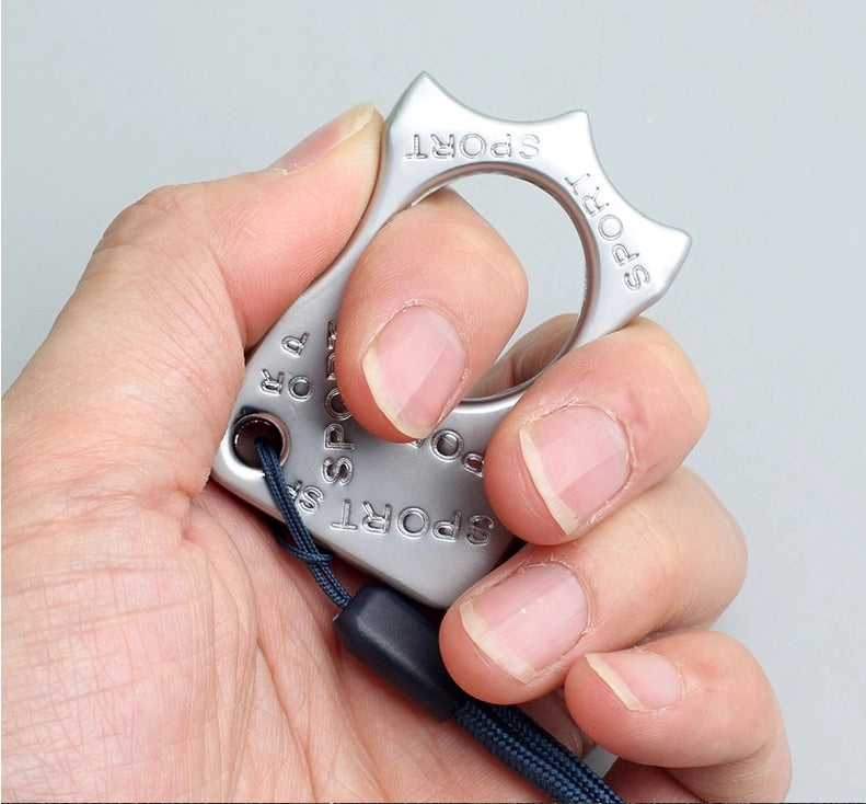 One-finger brass knuckles