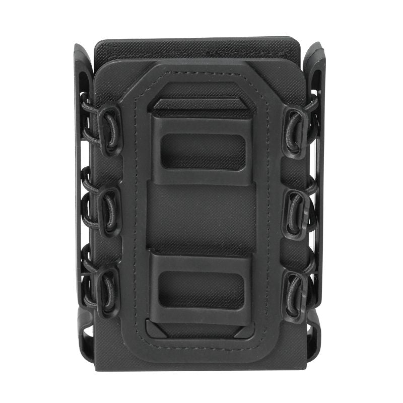 Scorpion-Style Soft-Shell Quick-Draw Holster for 5.56 and 7.62, with Military Enthusiast Waist Belt and MOLLE Attachment Clip (Single Holster)